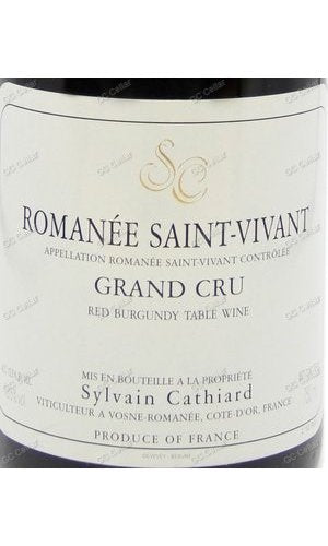 SLCSV-A2006 Sylvain Cathiard Romanee-Saint-Vivant Grand Cru 西萬卡迪雅酒莊 聖維望特級園 750ml