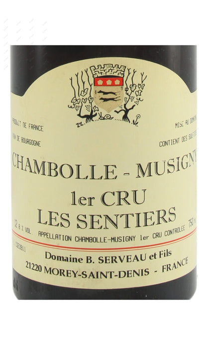 B. Serveau et Fils, Chambolle Musigny, Les Sentiers, 1er Cru