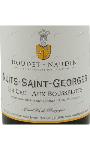 UNBSS-A2019 Doudet Naudin, Nuits St Georges, Aux Bousselots, 1er Cru 諾丁酒莊 夜聖喬治 布瑟洛一級園 750ml