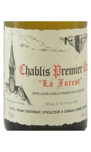 VCDFR-A2008-W Vincent Dauvissat, Chablis, La Forest, 1er Cru 杜維薩酒莊 夏布利 森林一級園 白酒 750ml