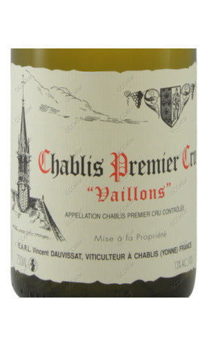 VCDVL-A2008-W Vincent Dauvissat, Chablis, Vaillons, 1er Cru 杜維薩酒莊 夏布利 外龍一級園  白酒 750ml