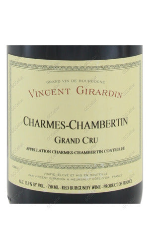 VGDHC-A2005 Vincent Girardin, Charmes Chambertin, Grand Cru 維森佐丹酒莊 莎美香貝丹特級園 750ml