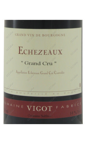 [Pre] VGFEZ-A2015 Vigot Fabrice, Echezeaux, Grand Cru 維奧法布斯酒莊 依瑟索特級園 750ml