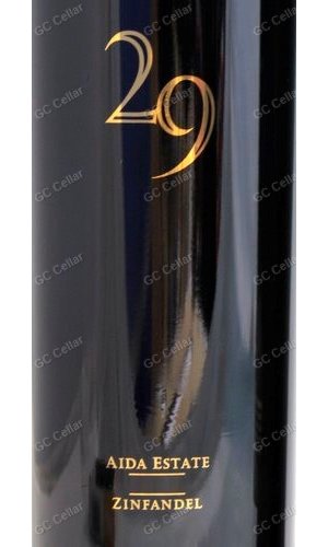 VYAZS-A2011 Vineyard 29, Aida Estate, Zinfandel 莊園29 愛達園 仙粉黛 750ml