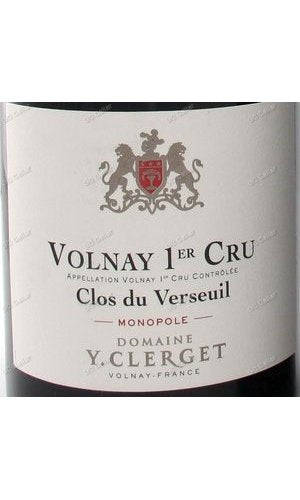 Y. Clerget, Volnay, Clos du Verseuil, 1er Cru